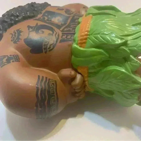Disney Moana Mega Maui Bath Doll 8" Action Figure Toy The Rock - Picture 13 of 15